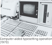 Computer aided typesetting operation(1970)