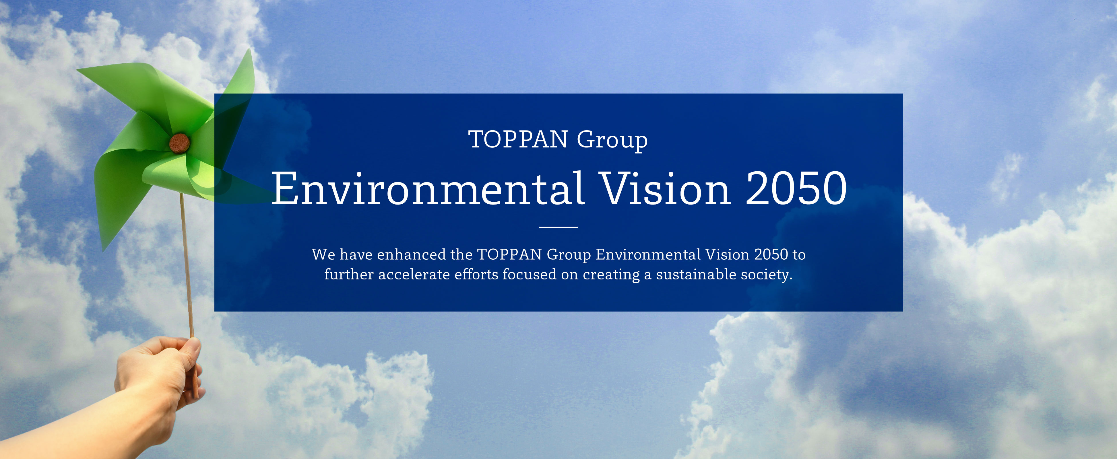 TOPPAN Group Environmental Vision 2050
