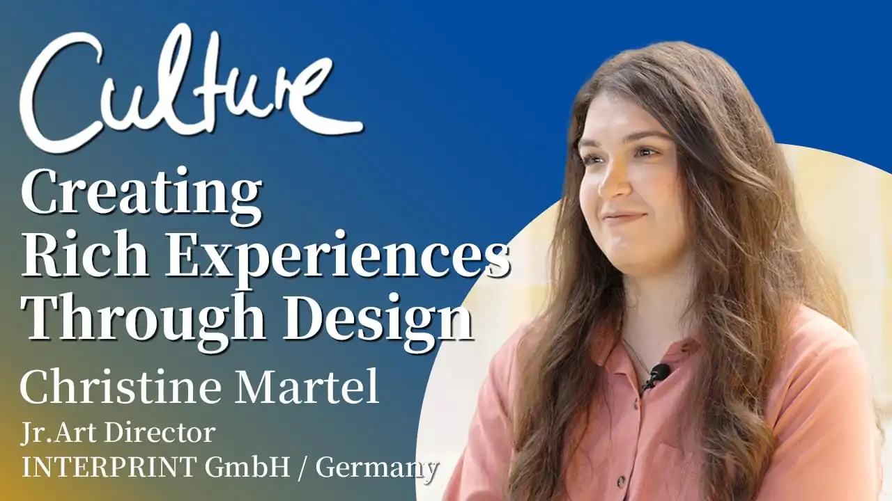 Culture Creating rich experiences through design／Christine Martel ポスター画像
