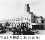 完成した板橋工場（1940年）