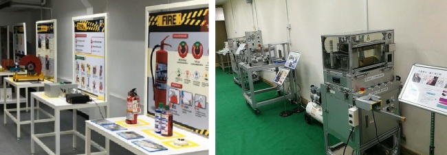 Toppan Group Anzen Dojo safety training facilities opened at Siam Toppan (left) and Toppan Leefung (Dongguan) (right)