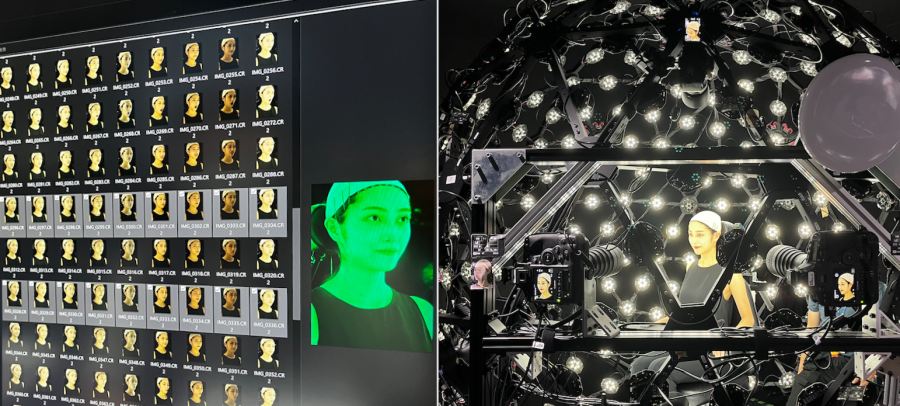Creating a photorealistic avatar UI on a Light Stage (Model: Rumika Fukuda)