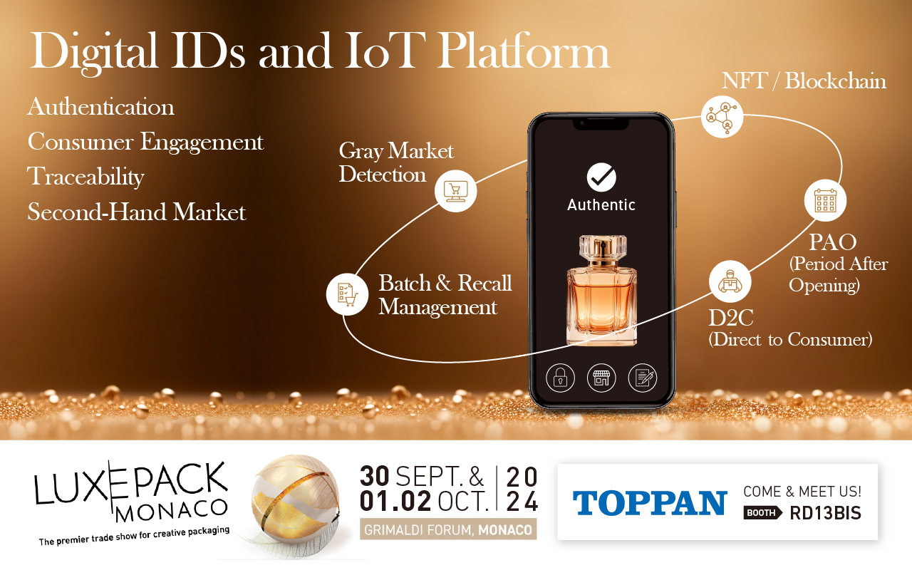 TOPPAN Digital Brings its Digital Solutions for the Luxury Cosmetics Industry to LUXE PACK Monaco