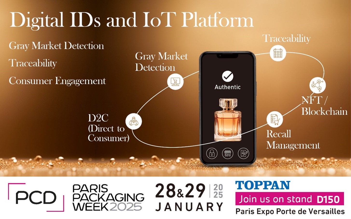 TOPPAN Digital Brings NFC Solutions for the Beauty Sector to Paris Packaging Week