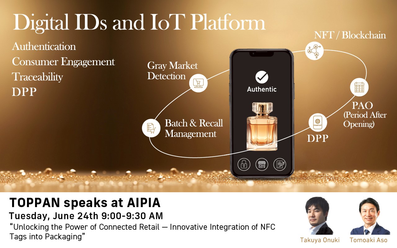 TOPPAN Digital Joins AIPIA & AWA Smart Packaging World Congress 2025