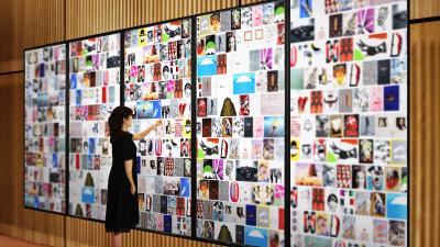 富山県美術館での展示イメージ