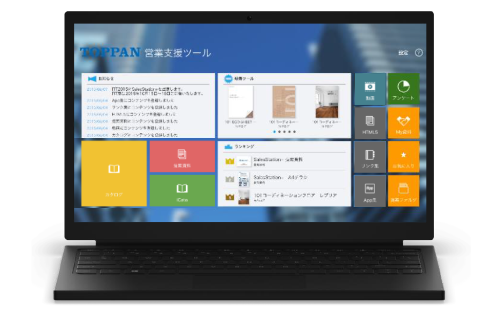 SalesStation+ Windows アプリイメージ