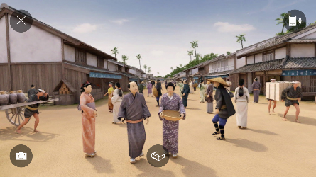 往時の日本人村の景色