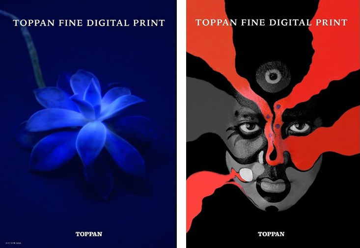 「TOPPAN FINE DIGITAL PRINT」で印刷したサンプル 写真提供 山岸伸氏 佐藤倫子氏