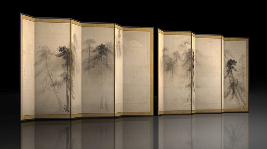 東京国立博物館と凸版印刷、国宝「松林図屛風」の新作VR初公開 | 凸版印刷
