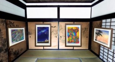 （左）可能性アートプロジェクト展 in 大徳寺 瑞峯院