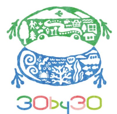 「生物多様性のための30by30アライアンス」　ロゴ