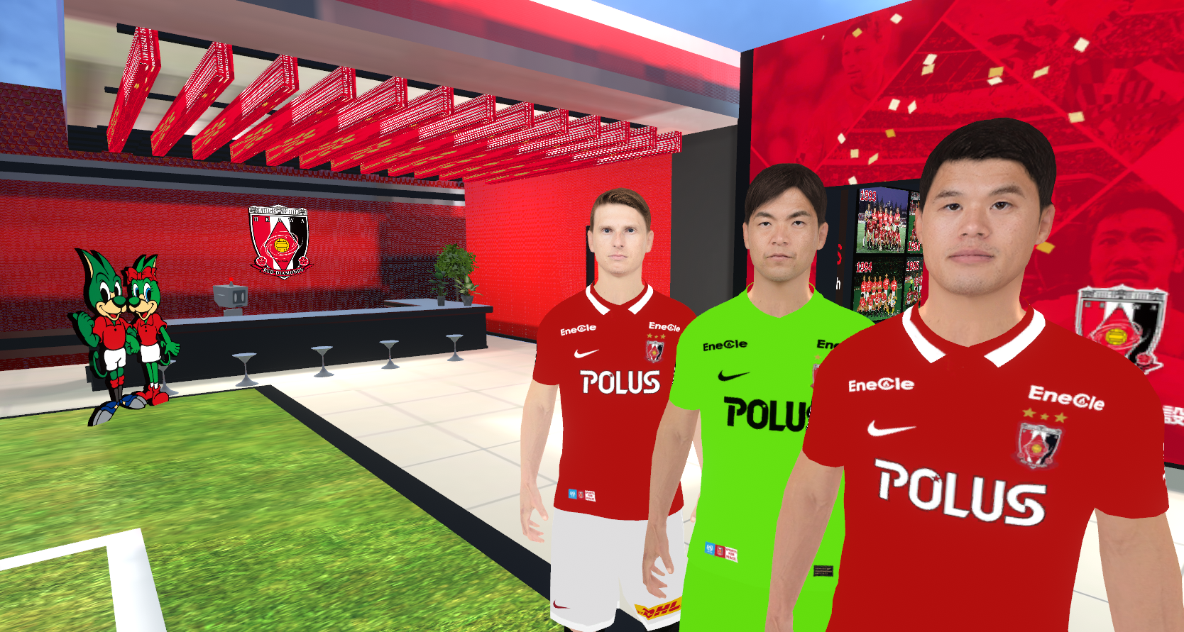 「REDS 030th VIRTUAL FAN　WORLD by TOPPAN」のイメージ　© URAWA RED DIAMONDS