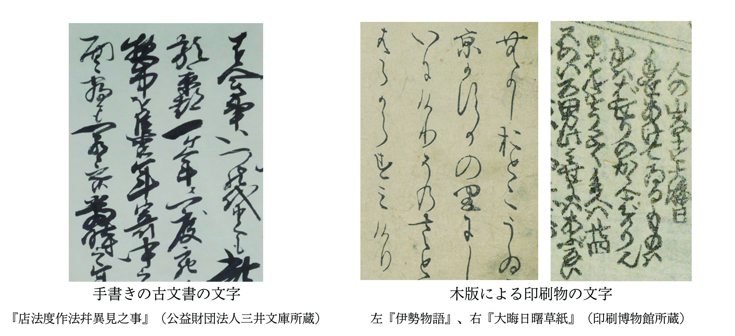 手書きと木版印刷物それぞれのくずし字資料に対応したAI-OCRエンジンを搭載