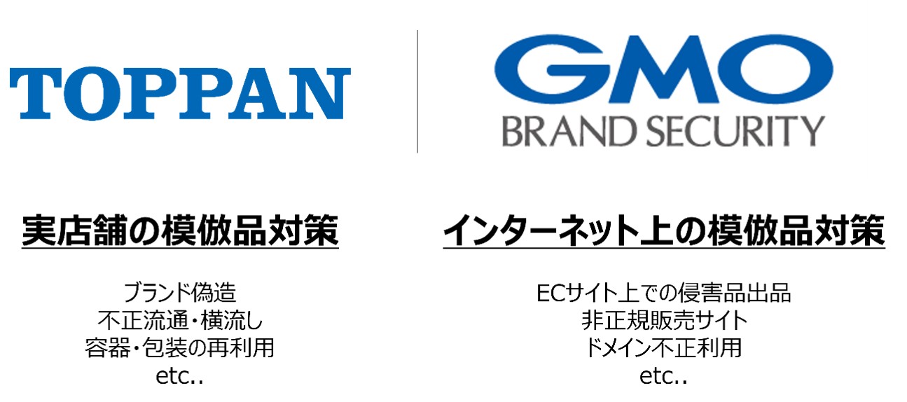 凸版印刷とGMOブランドセキュリティ