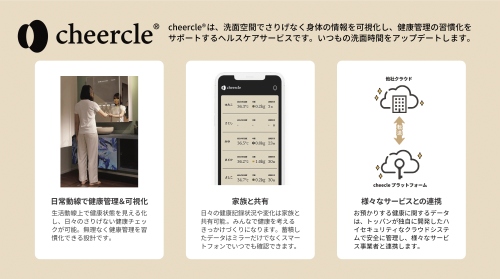 「cheercle®」のサービスイメージ