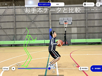 「Loop Training System for部活」利用シーン ⒸTOPPAN Inc.
