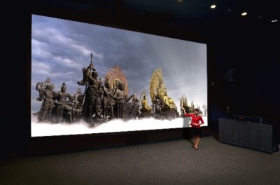 「TNM & TOPPAN ミュージアムシアター」上演イメージ VR作品『空海 祈りの形』 監修:東京国立博物館、真言宗総本山 教王護国寺(東寺) 制作:TOPPAN株式会社