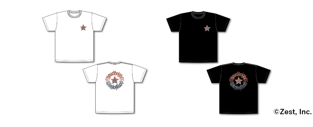 「Novelbright」Winding Road アリーナツアー記念 Tシャツ　全カラー２種　(ホワイト／ブラック)
