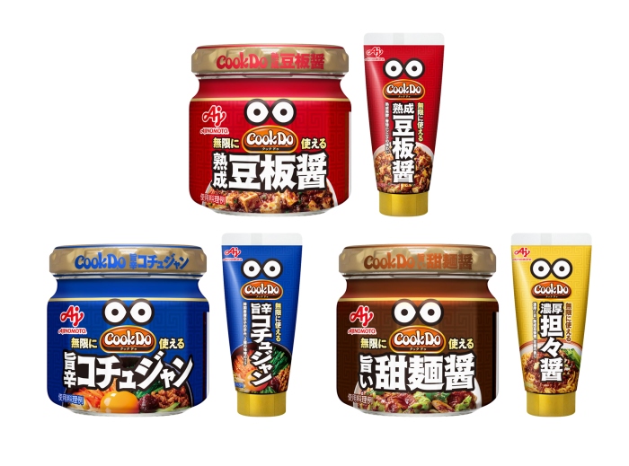CookDo®（中華・韓国醤調味料）熟成豆板醤／コチュジャン／甜麵醤／担々醤 味の素株式会社 第64回ジャパンパッケージングコンペティション　経済産業大臣賞