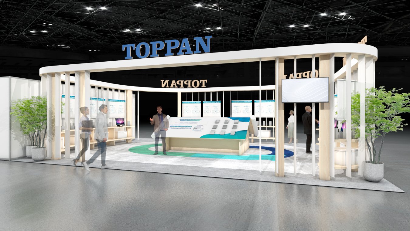 「第5回サステナブル マテリアル展(SUSMA)」 TOPPANブースイメージ © TOPPAN Inc.