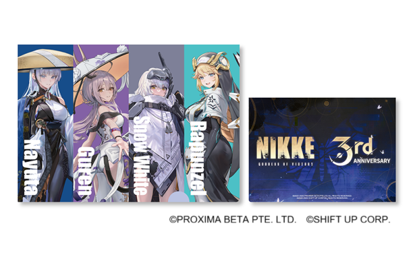 【TOPPA!!! BASE AKIBAオリジナル】3周年記念クリアファイル「NIKKE」(全1種)