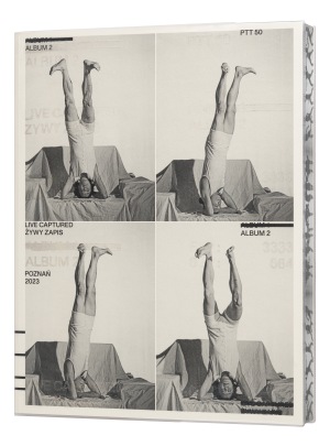 世界で最も美しい本2025 銅賞（ポーランド） Iwona Pasińska 著 　『Zywy zapis / Live captured　（生の記録）』 Polski Teatr Tańca, Poznan 発行 Ryszard Bienert デザイン