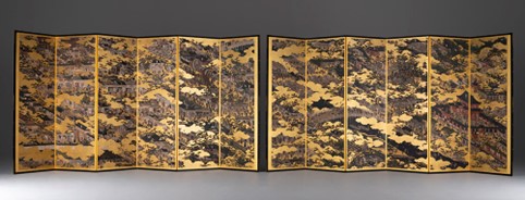 高品位複製 洛中洛外図屛風 舟木本 監修：東京国立博物館／文化財活用センター　制作：TOPPAN株式会社