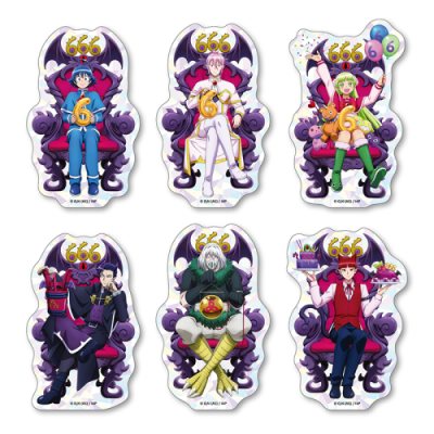 【TOPPA!!! BASE AKIBAオリジナル】トレーディングダイカットホログラムステッカー「魔入りました！入間くん」(全6種)