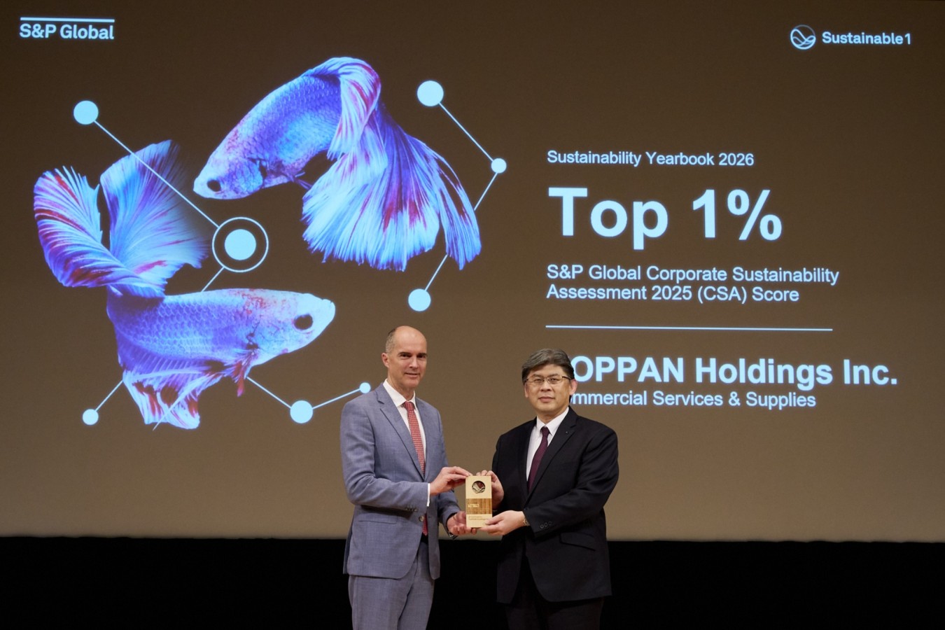 授賞式「The Sustainability Yearbook Annual Forum Japan 2026」(4月9日開催)の様子