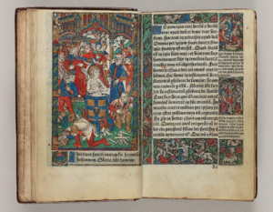 フィリップ・ピグーシェ 印刷、シモン・ヴォストル 出版 『時禱書』1502年頃、印刷博物館蔵