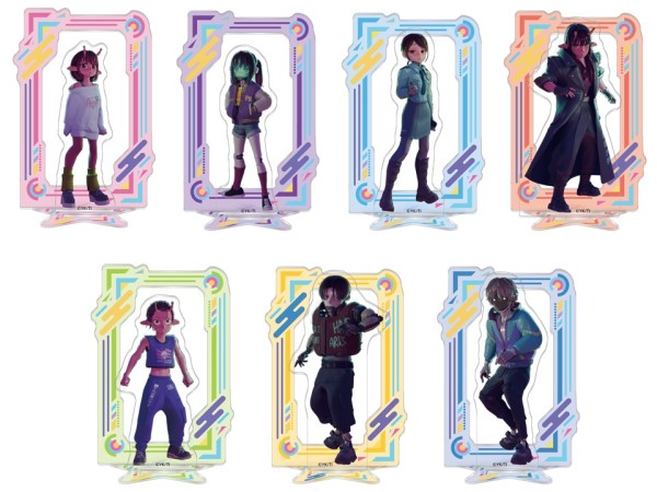  【TOPPA!!! BASE AKIBA オリジナル】アクリルスタンド 劇場版「銀河特急 ミルキー☆サブウェイ 各駅停車劇場行き」 (全7種)