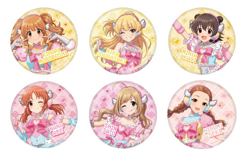 【TOPPA!!! BASE AKIBAオリジナル】トレーディング缶バッジ「アイドルマスター シンデレラガールズ」（全6種）