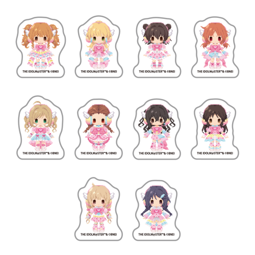 【TOPPA!!! BASE AKIBAオリジナル】ドットフレークシール「アイドルマスター シンデレラガールズ」（全1種）