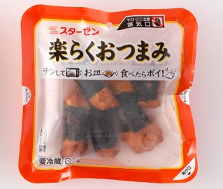 楽らくおつまみ のり巻きチキン