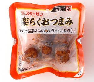 楽らくおつまみ 大きな肉だんご