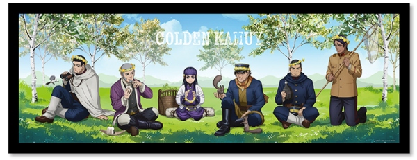 【TOPPA!!! BASE AKIBAオリジナル】額装メタルポスター（野山あそび）「ゴールデンカムイ」（全6種）