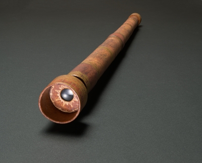 ガリレオ・ガリレイ　望遠鏡（複製）　2000年、1610年（原資料） 印刷博物館蔵