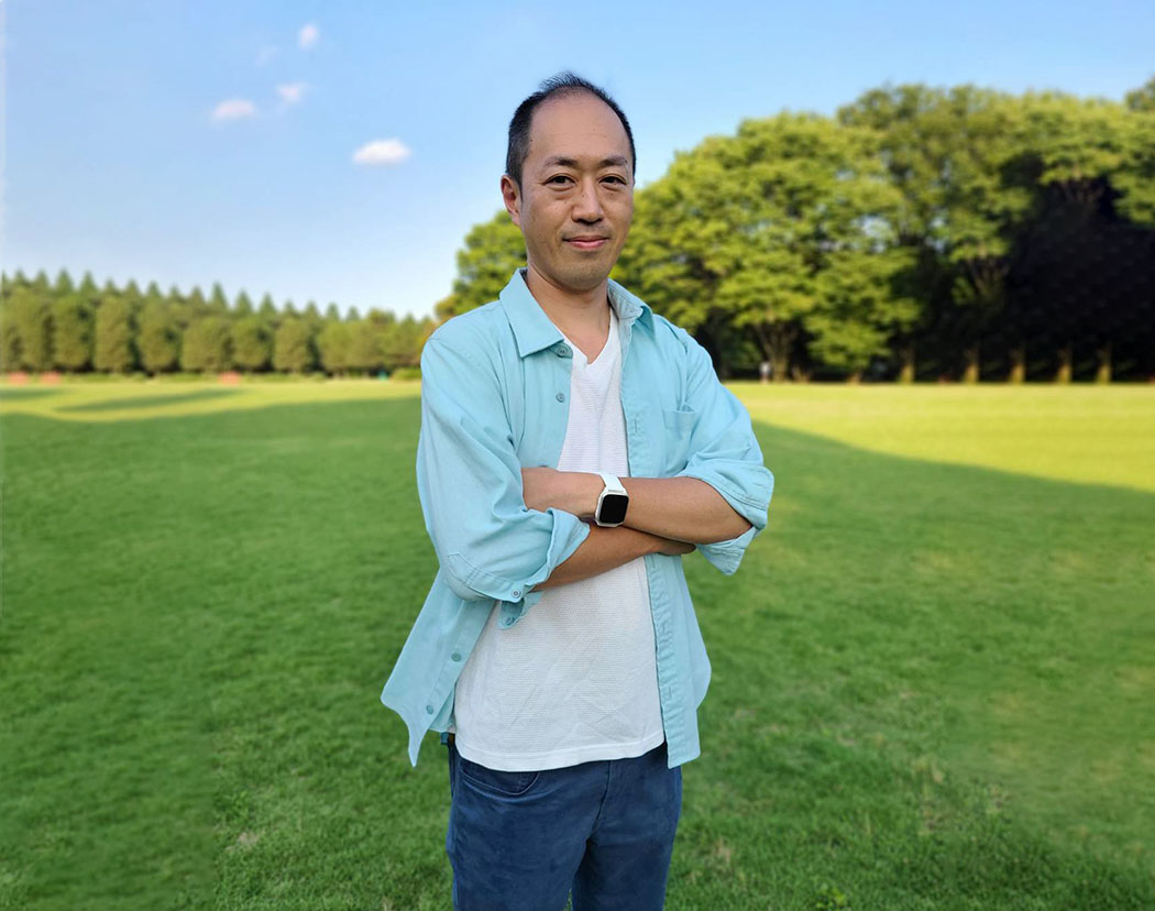 インタビューに応じた男性社員